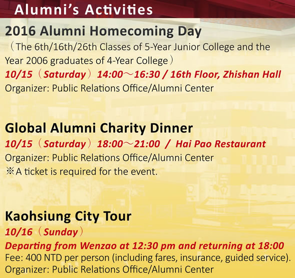 Alumni`s Activities